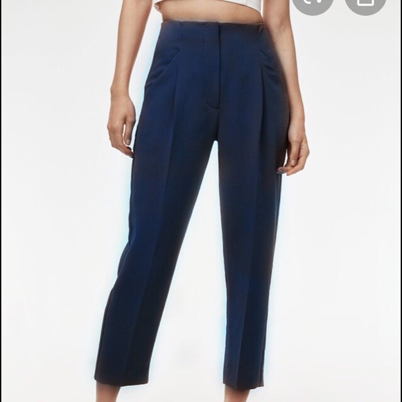 Aritzia Pants - Wilfred Chambery Pant Size 8 High Waist Ankle Crop